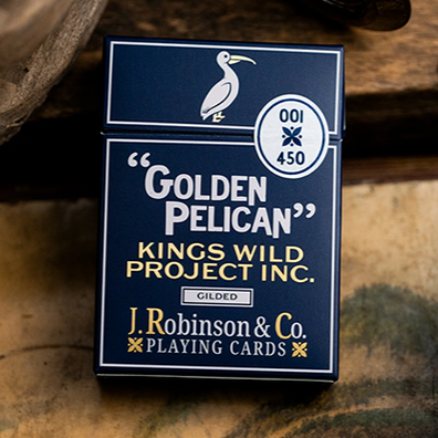 Gilded No.13 Table Players Vol.37 Playing Cards by Kings Wild Project
